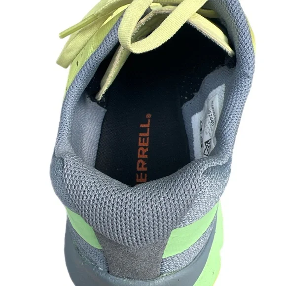 Merrell Barefoot J52440 Size 7.5 Bright Yellow Lime Green and Grey Sneak… - Picture 7 of 13
